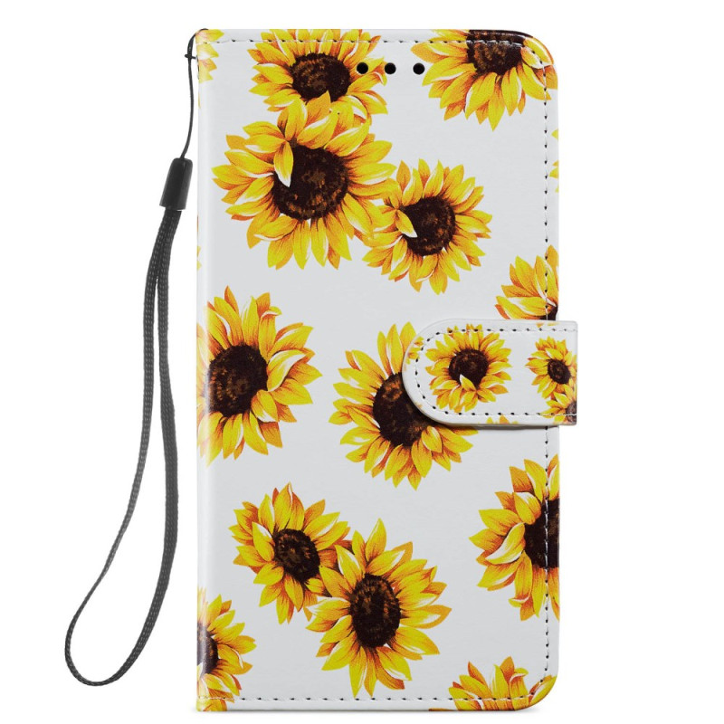 Case iPhone 11 Sunflowers with Strap