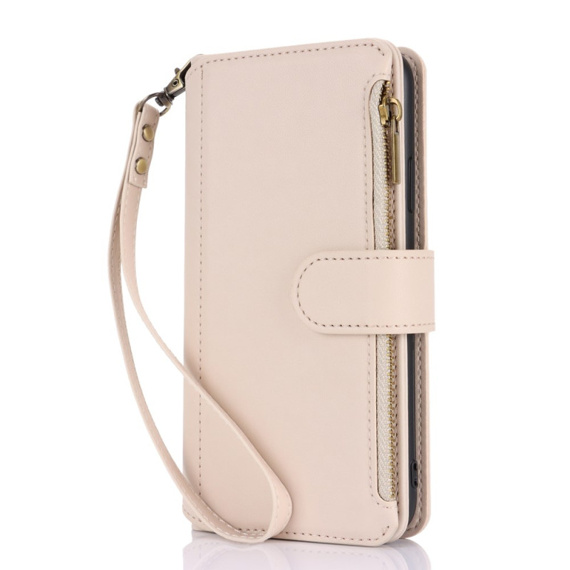 Cover for iPhone 11 Classic Wallet with Strap and Shoulder Strap
