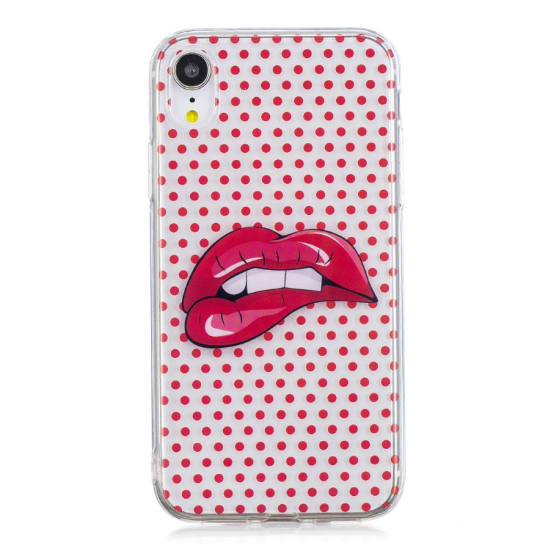 iPhone XR Case Red Lips