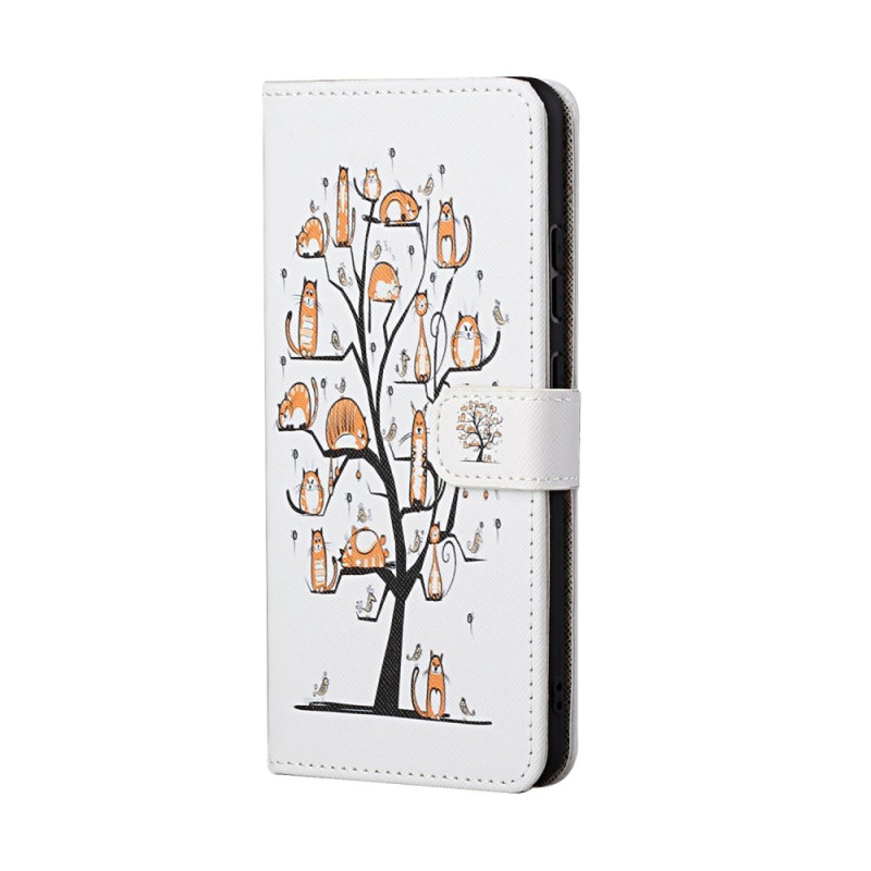 Cover Google Pixel 8A Cats and Lanyard Tree