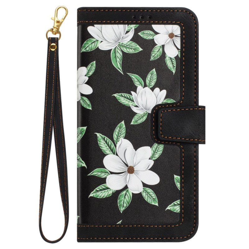 Google Pixel 8A Floral Lanyard Case