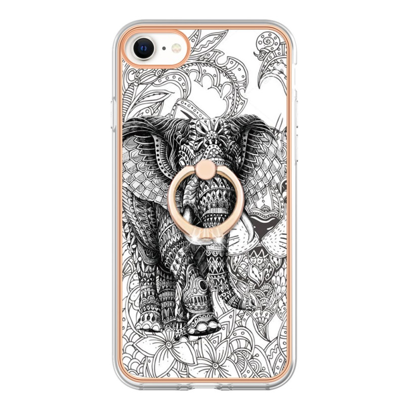 Case iPhone SE 3 / SE 2 / 8 / 7 Elephant Totem Ring Stand