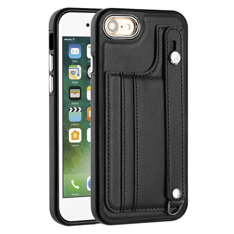 The
ather-effect iPhone SE 3 / SE 2 / 8 / 7 Case Strap and Card Case