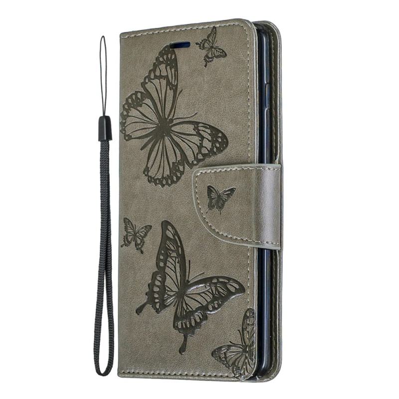 Case Samsung Galaxy S10 Flight of Butterflies with Strap