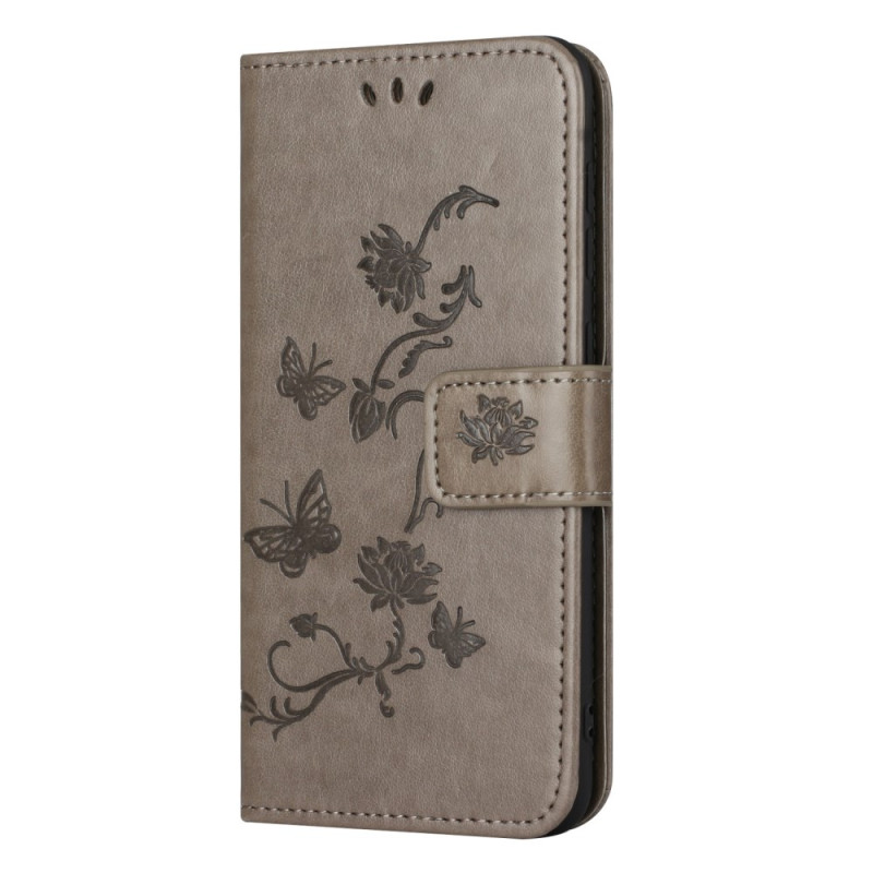 Samsung Galaxy Xcover 7 Flower and Butterfly Strap Case