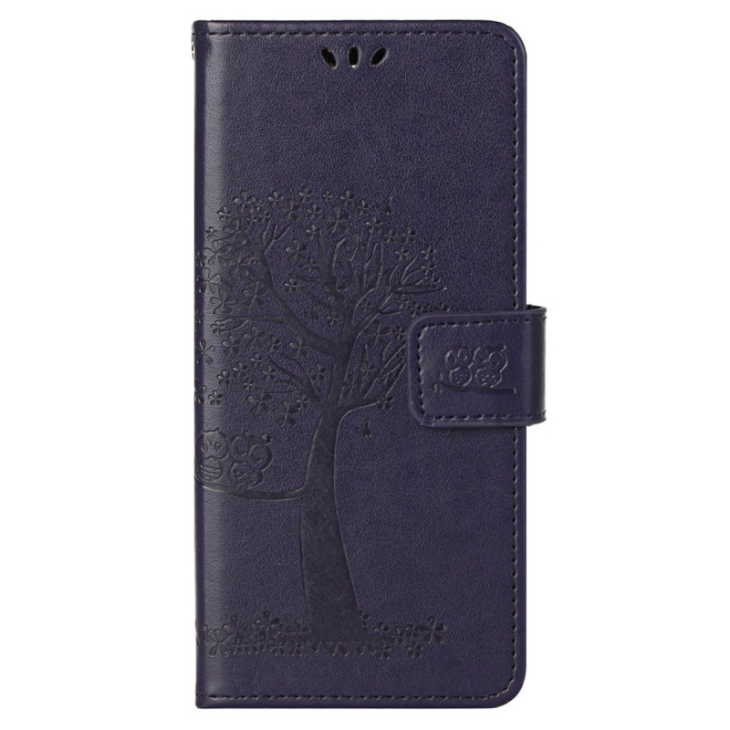 Xiaomi Redmi Note 13 4G Tree and Owl Strap Case