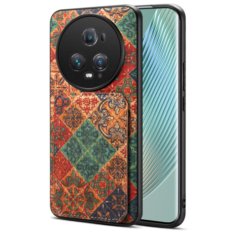 Honor Magic 5 Pro Card Case and Stand Patchwork
