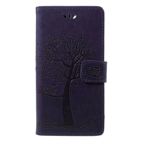 Case Huawei Honor 9 Lite Tree and Owls with Strap