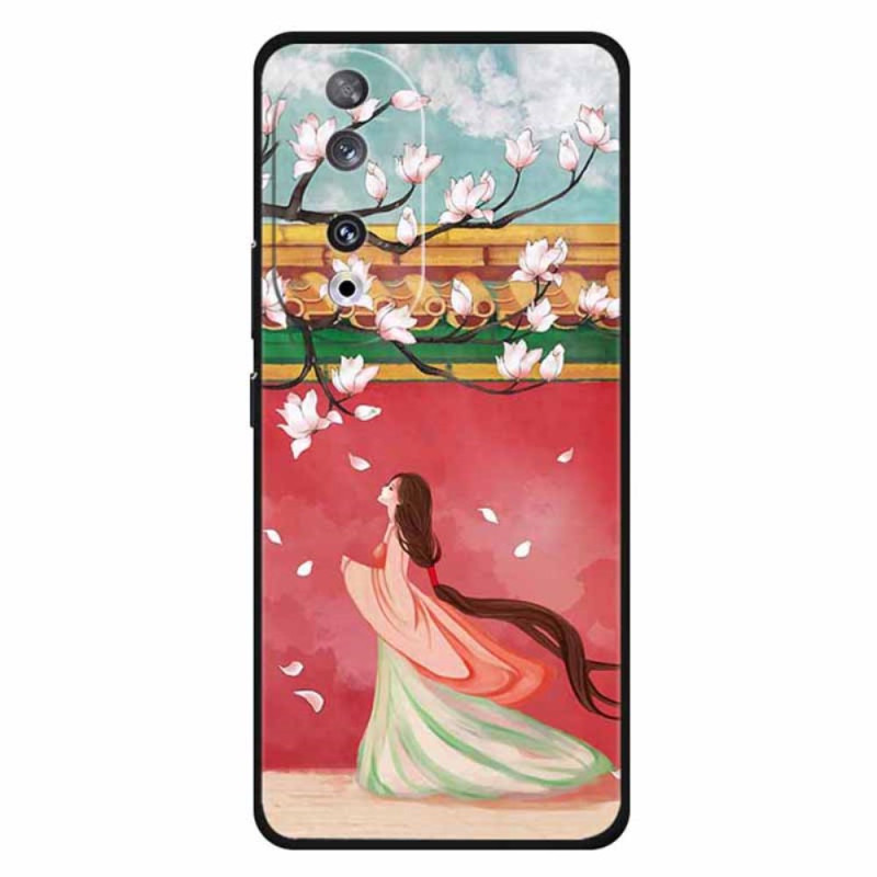 Honor 90 Female and Peach Blossom Case
