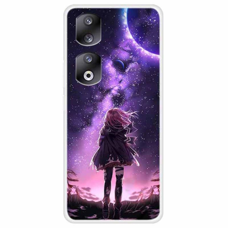 Honor 90 Stars and Girl Case