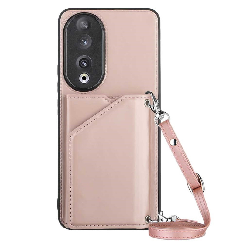 Honor 90 case with card holder and shoulder strap