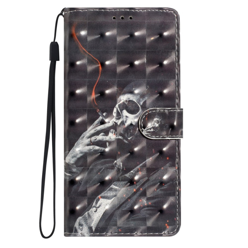 Honor 90 Smoking Skeleton Lanyard Case