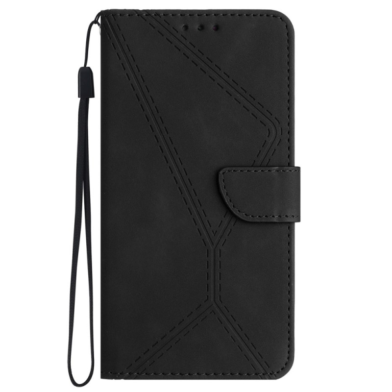 Realme C67 Dotted and Line Strap Case