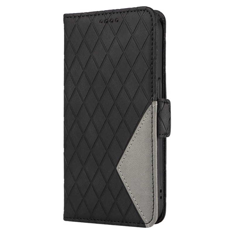 Cover Realme C53 / C51 Design Two-tone Rhomboid with Strap