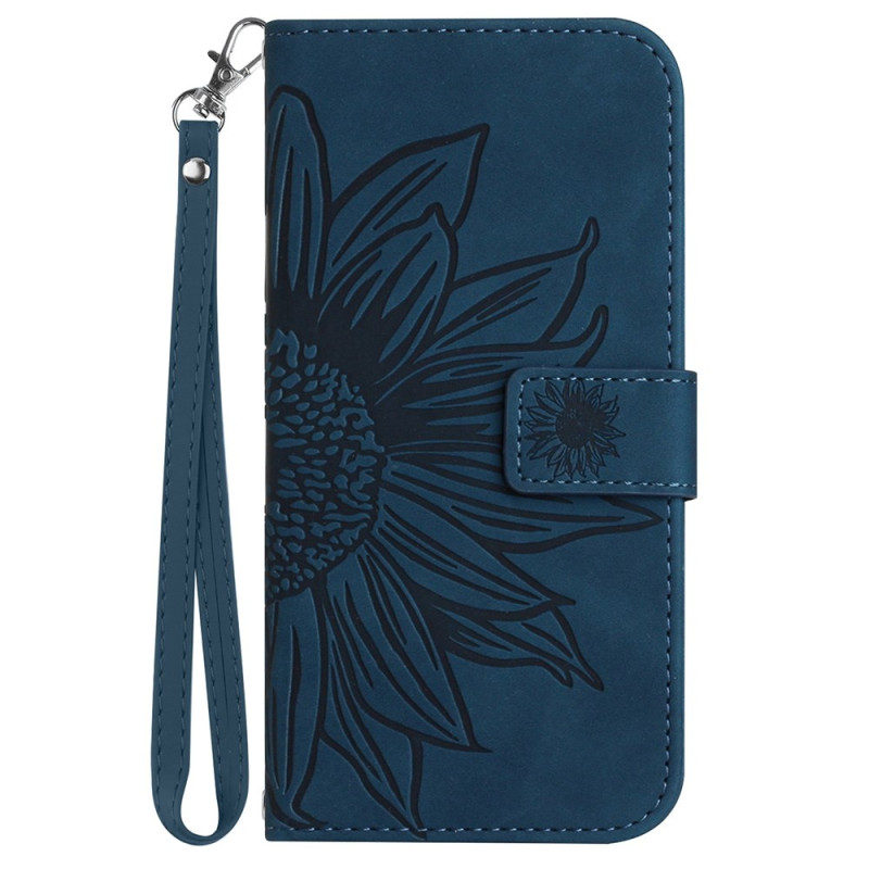 Xiaomi Redmi Note 13 Pro 4G / Poco M6 Pro 4G Strap Sunflower Print Case