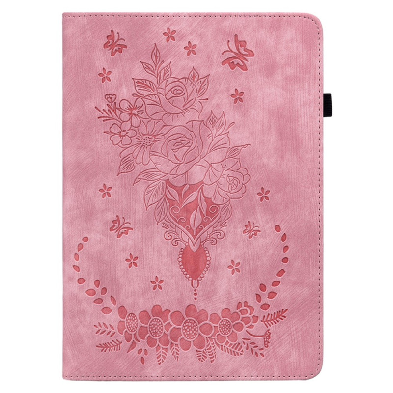 Case Samsung Galaxy Tab S9 / S9 FE Butterflies and Roses