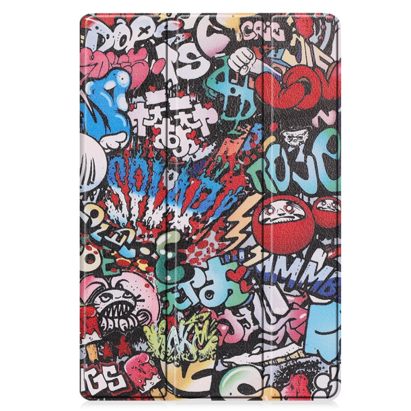Smart CaseSamsung Galaxy Tab S9 FE Plus Graffiti Stylus Case