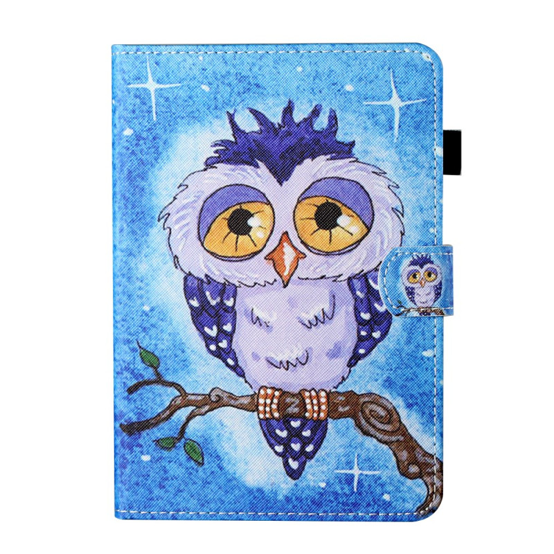 Samsung Galaxy Tab A9 Case Blue Owl