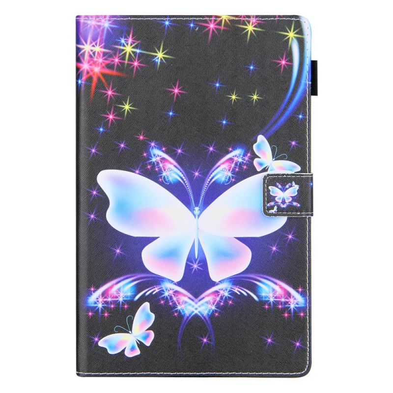 Samsung Galaxy Tab A9 Case White Butterflies