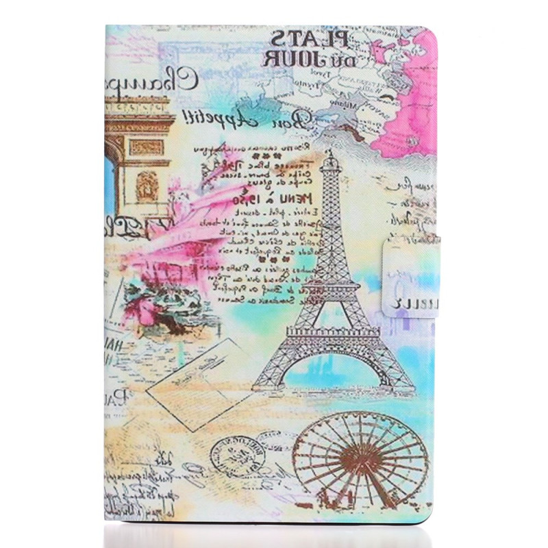 Samsung Galaxy Tab A9 Retro Eiffel Tower Case