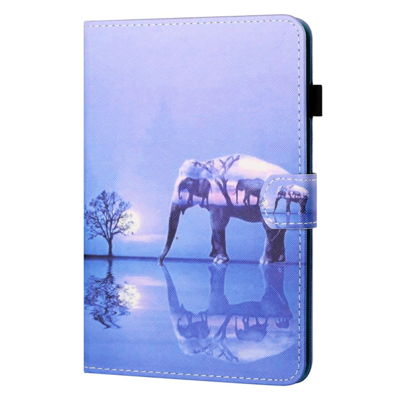 Samsung Galaxy Tab A9 Case Tree and Elephant