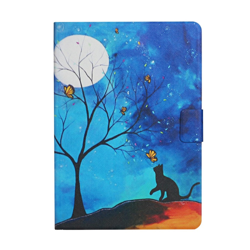 Samsung Galaxy Tab A9 Moonlight Cat Case