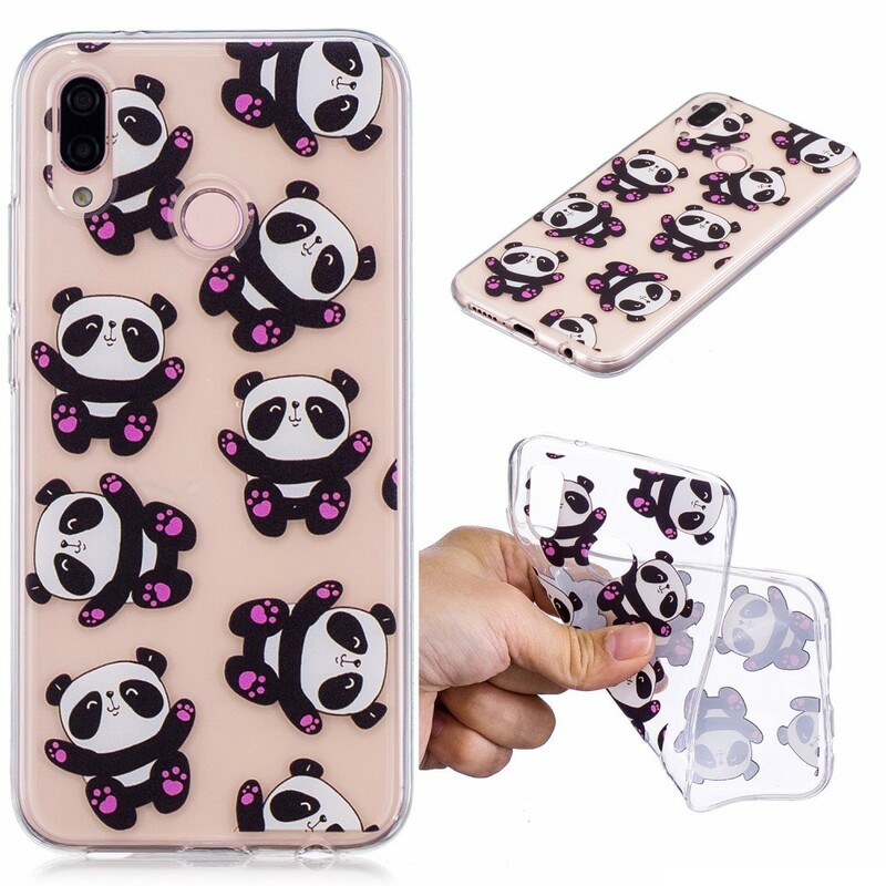Case Huawei P20 Lite Transparent Pandas Have Fun