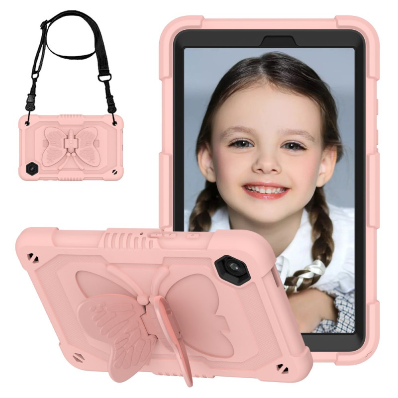 Samsung Galaxy Tab A9 Kid Butterfly Case with Shoulder Strap