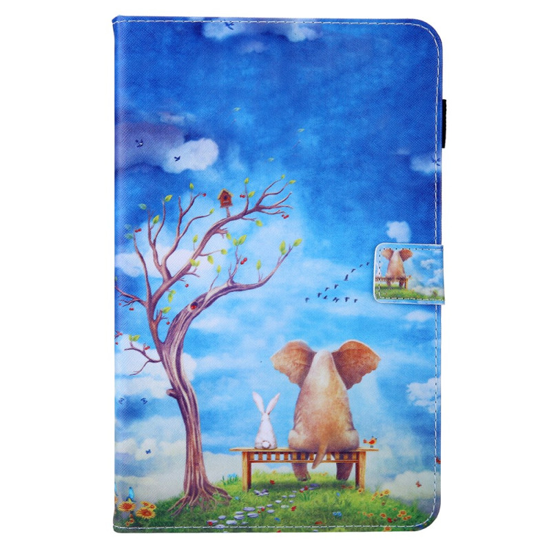 Samsung Galaxy Tab A9 Plus Case Elephant and Rabbit