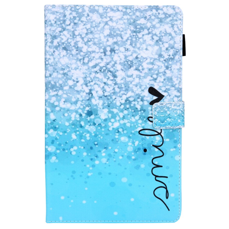 Samsung Galaxy Tab A9 Plus Case Smile Glitter