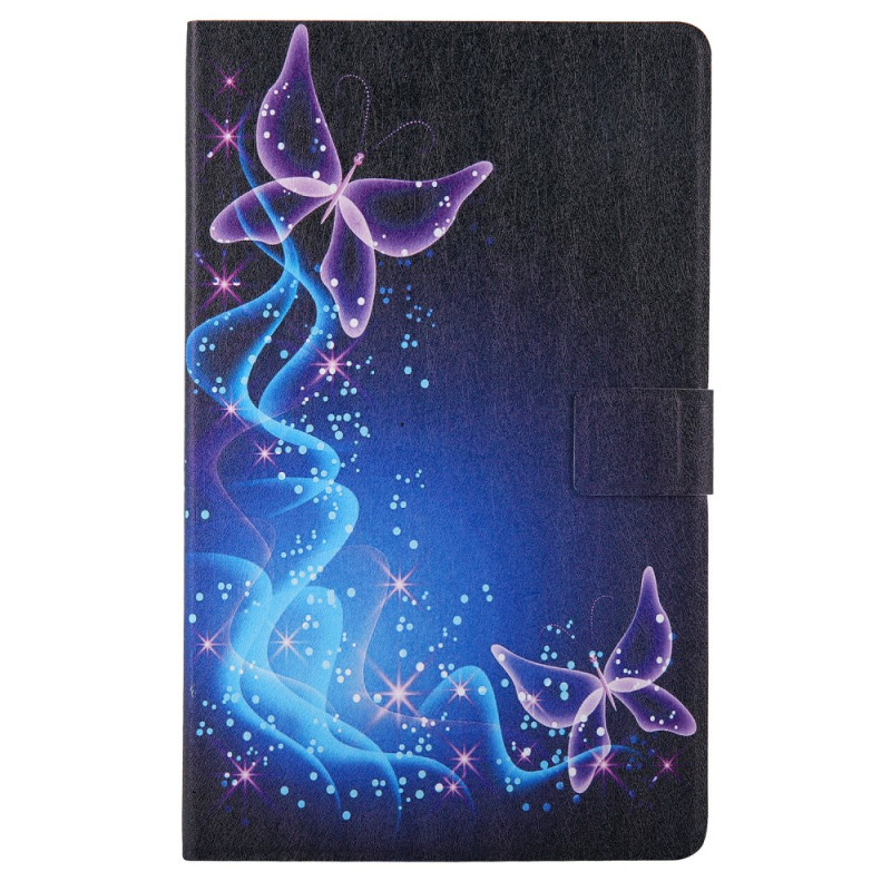 Samsung Galaxy Tab A9 Plus Case Purple Butterflies