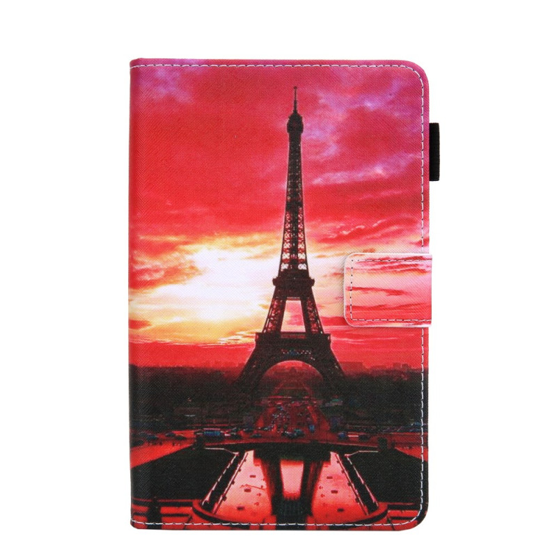 Samsung Galaxy Tab A9 Plus Case Eiffel Tower at Twilight