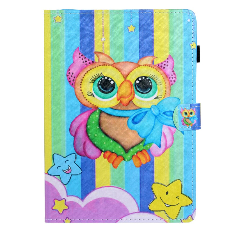 Samsung Galaxy Tab A9 Plus Rainbow Owl Case