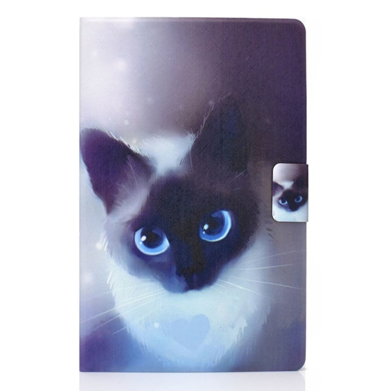Samsung Galaxy Tab A9 Plus Blue-Eyed Cat Case