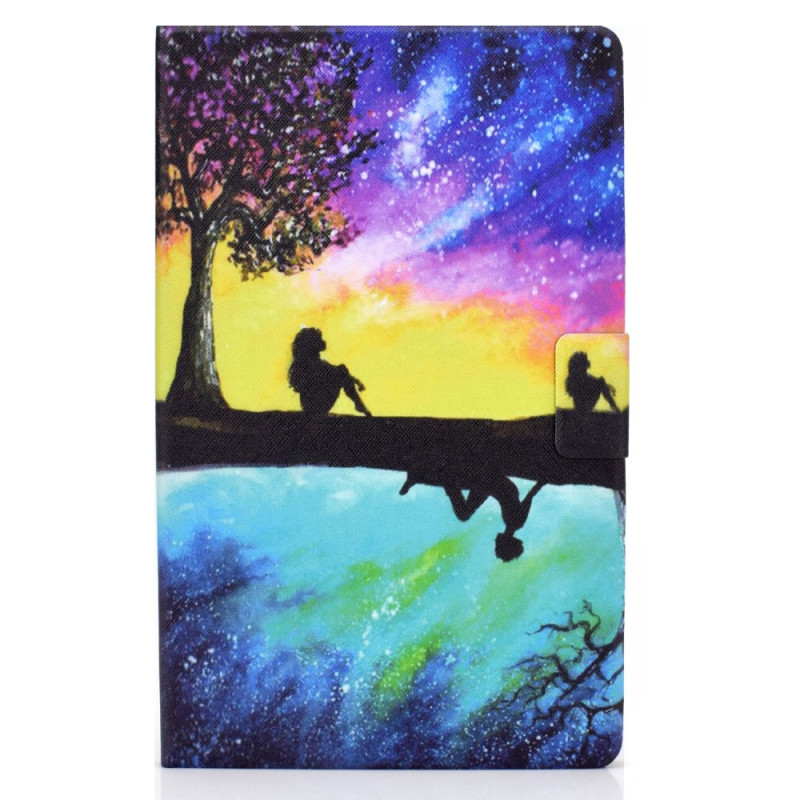 Samsung Galaxy Tab A9 Plus CaseStarry sky and Inverted Image