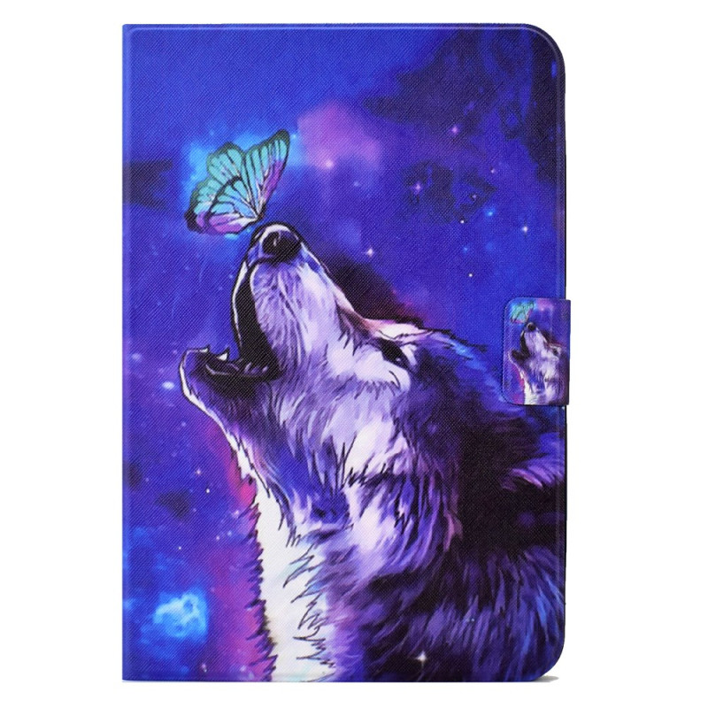 Samsung Galaxy Tab A9 Plus Case Butterfly and Wolf