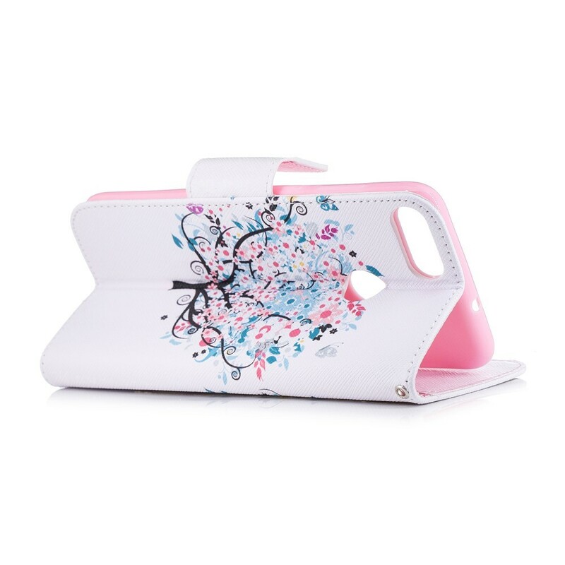 Cover Huawei P Smart Flowered Tree