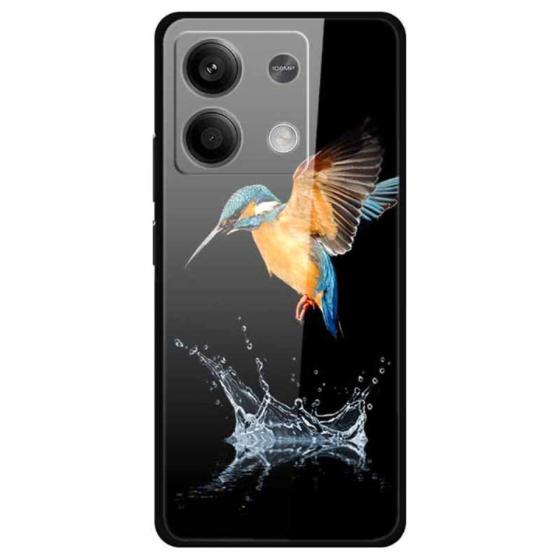Xiaomi Redmi Note 13 5G Tempered Glass Crowned Bird Case
