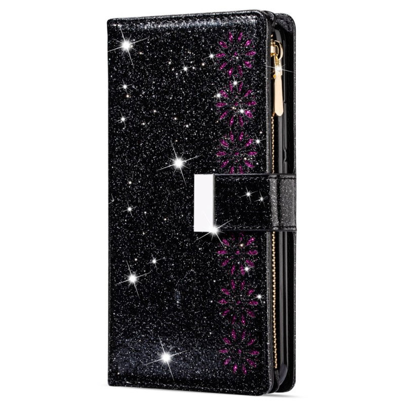 Case Xiaomi Redmi Note 13 5G Glitter Zippered Wallet