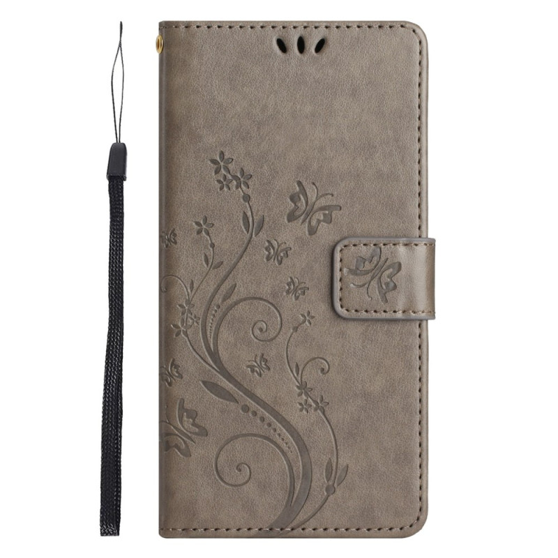 Case Xiaomi Redmi Note 13 5G Butterflies with Strap