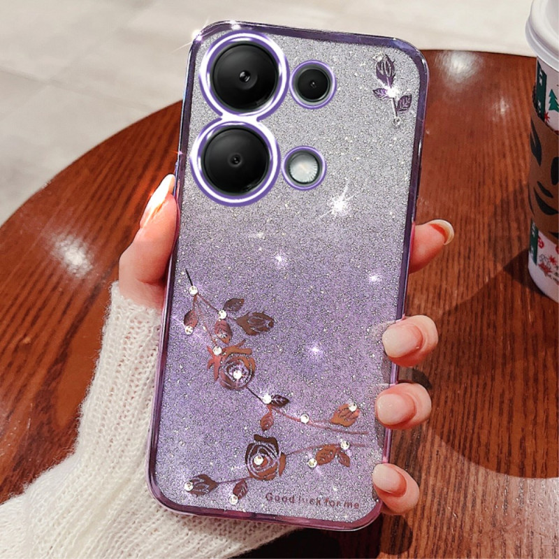 Xiaomi Redmi Note 13 Pro 5G / Poco X6 5G Case Glitter and Rhinestone KADEM