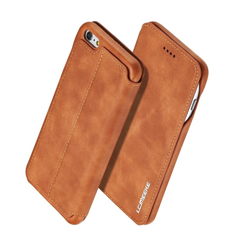 Flip Cover iPhone 6/6S Plus LC.IMEEKE Effet Cuir