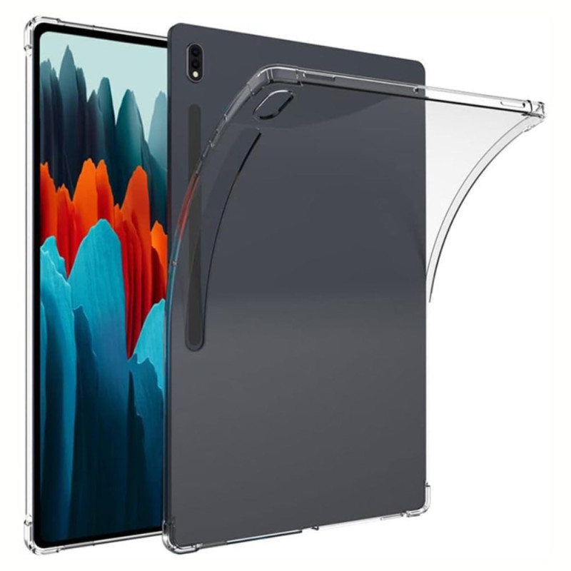 Samsung Galaxy Tab S8 Plus / S7 Plus / S7 FE Transparent Case Reinforced Corners