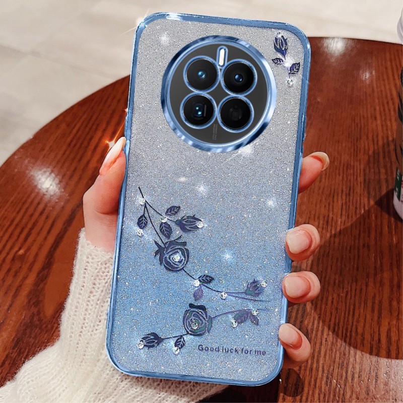 Case Realme 12 Pro / 12 Pro Plus Flowers and Strass