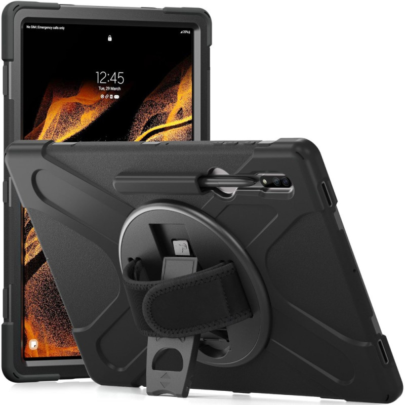 Samsung Galaxy Tab S8 Ultra Case Manual Strap and Support