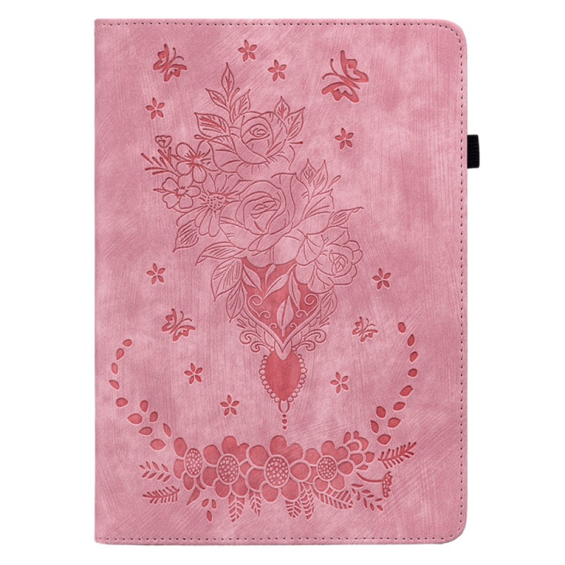 Samsung Galaxy Tab S6 Lite Butterflies and Roses Case
