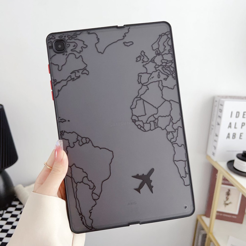 Samsung Galaxy Tab S6 Lite Airplane and Map Cover
