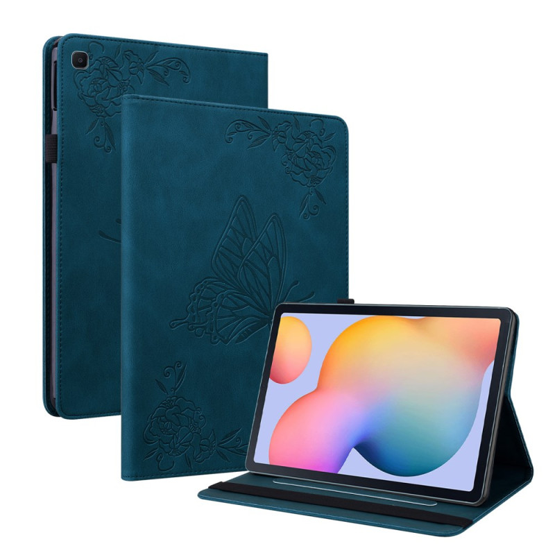 Samsung Galaxy Tab S6 Lite Leather Style Case Butterflies