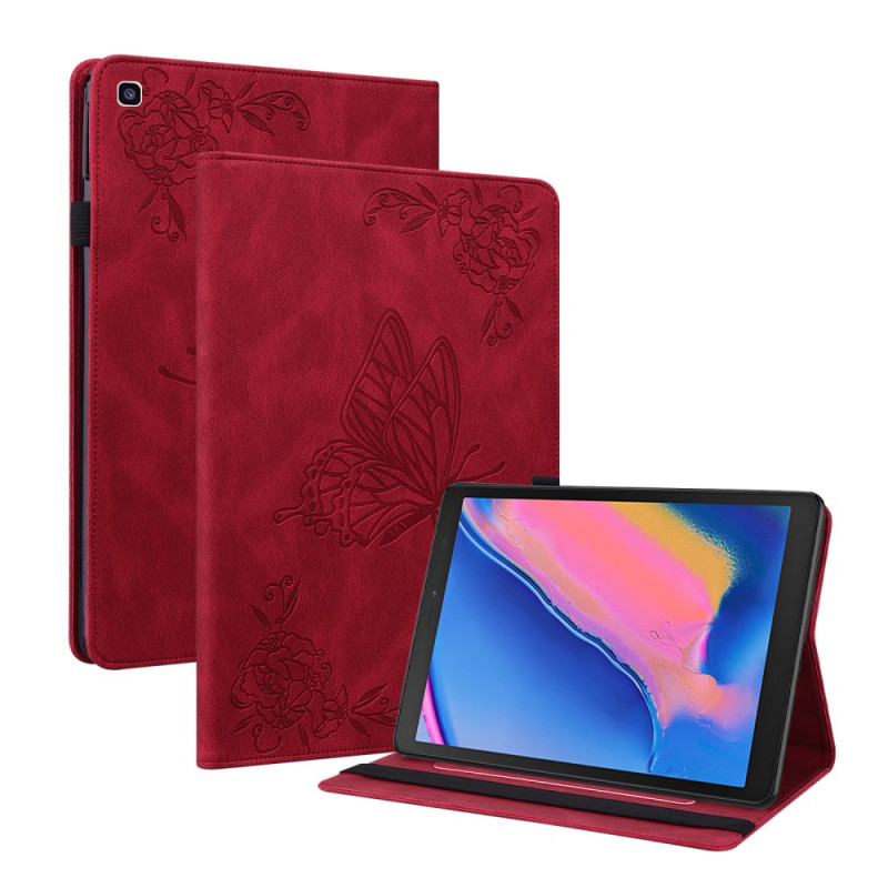 Case Samsung Galaxy Tab A 8.0 (2019) Butterfly Leather Effect