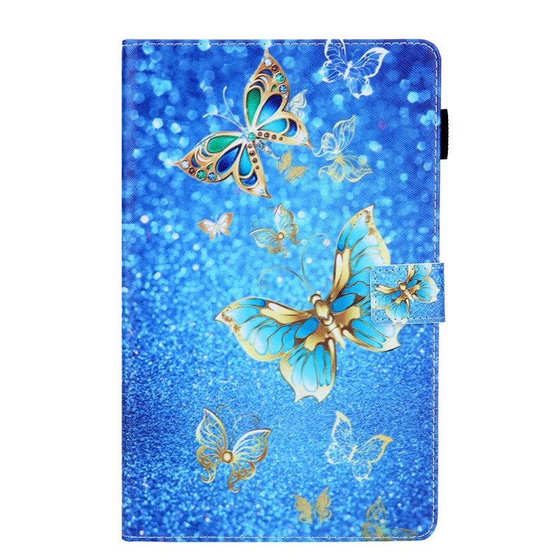 Samsung Galaxy Tab A 10.1 (2019) Case Gold Butterflies